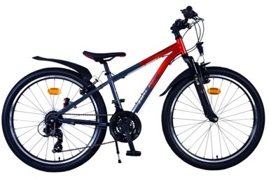 VOLARE Dječji bicikl XC Race, 24", crveno-sivi, 21 brzina